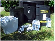 Rota-Loo Dry Composting Toilet - Complete System